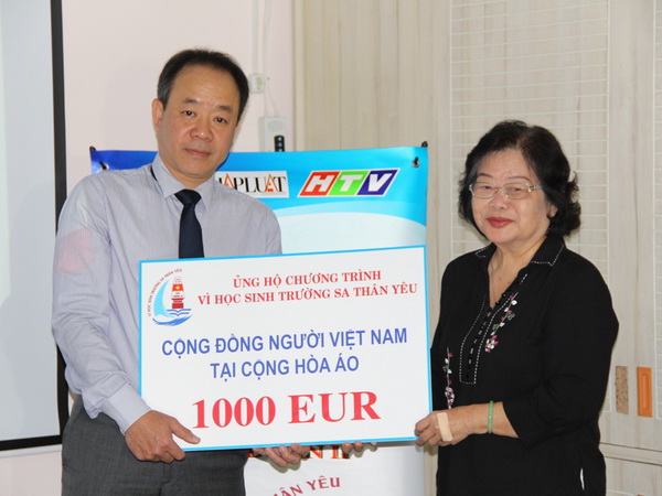 Vận động được hơn 8,7 tỷ xây dựng trường học cho học sinh ở Trường Sa